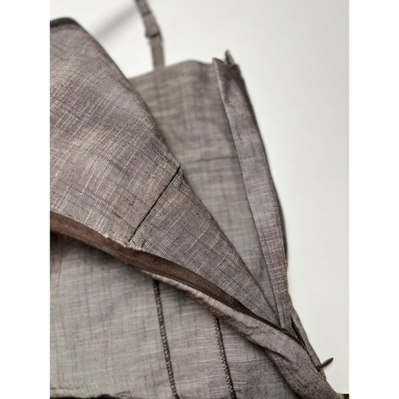 Matilda Jane Sweetheart Hammond Bay Picnic Dress Brown Stretch Size Small Autumn - Picture 9 of 11